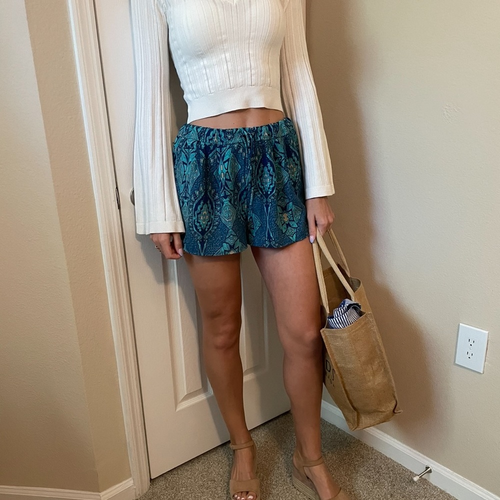Fun pattern shorts